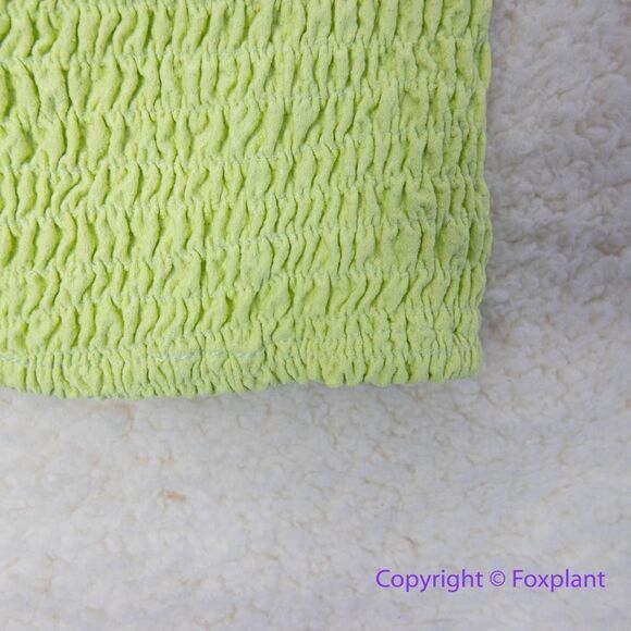 NEW Stone fox swim free people meadow bikini top pomelo pique, size L - Picture 9 of 12